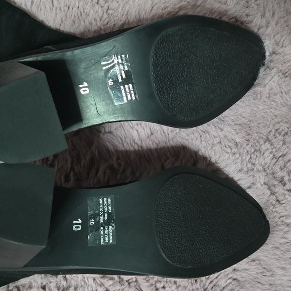 SEYCHELLES NWOB OVER KNEE BLACK BOOTS. SZ 10 - Picture 4 of 5